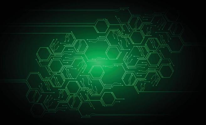 cyber circuit future technology concept background