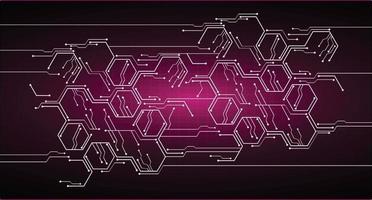 cyber circuit future technology concept background vector