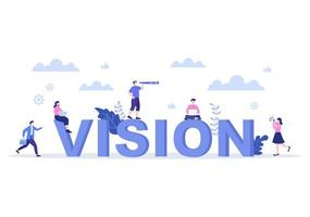 Business Vision And Target Illustration vector