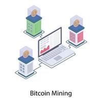 Bitcoin Data Mining vector