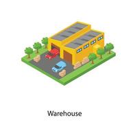 Warehouse Building Concepts vector