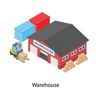 Warehouse Building Concepts vector