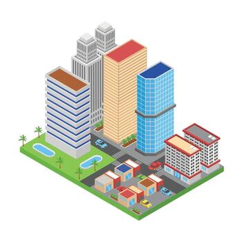 Skyscraper Building Concepts vector