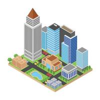 Commercial Building and Architecture vector