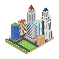 Cityscape and Building Concepts vector