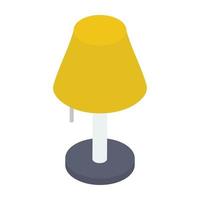 Table Lamp and Bedside vector