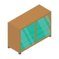 Shoe Rack and Cabinets vector