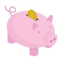 Piggy Bank and Saving vector