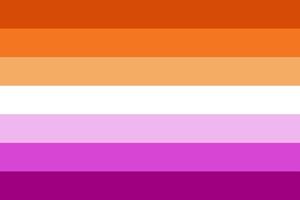 Lesbian flag background wallpaper. vector