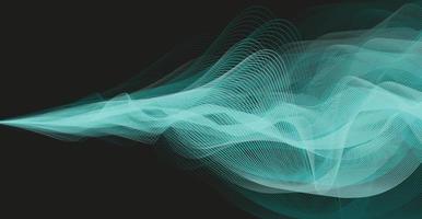 Dark Blue Digital Sound Wave and earthquake wave concept,design for music studio and science,Vector Illustration. vector