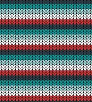 Seamless knitted color lines pattern vector illustration