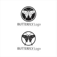 Beauty Butterfly icon design insect animal and beauty icon symbol vector