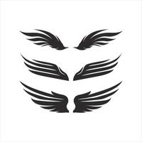 eagle Falcon Logo Template vector wings animal birds