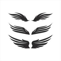 eagle Falcon Logo Template vector wings animal birds