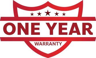 warranty shop promotion tag design for marketing vector