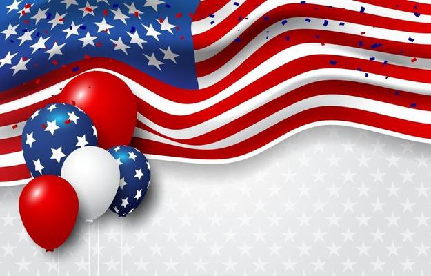 Free Fourth Of July Vector Art