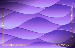 Modern Purple Wave Background Template vector