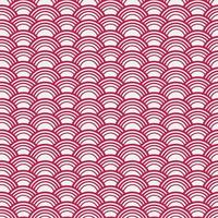 Seamless traditional Japanese wave pattern vector