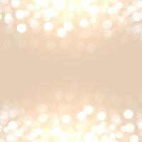 soft golden background with bokeh light effect vector