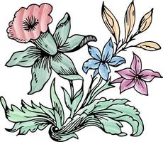 watercolor flower perfect for design vector