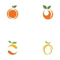 Orange logo design vector