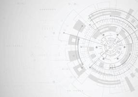 tecnología abstracta de la formación científica. interfaz futurista con formas geométricas. ilustración vectorial vector