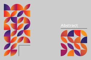 Abstract geometric design vector