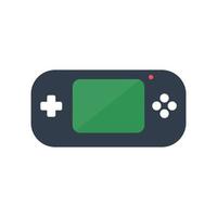 Video game console. Mobile game with buttons for controls isolated on the background vector