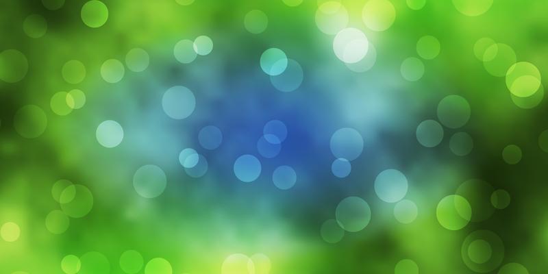 Light Blue, Yellow vector texture with circles.