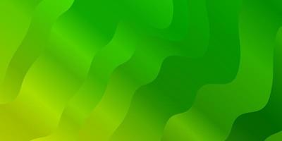 Light Green vector pattern with wry lines. Colorful illustration, which consists of curves. Template for your UI design.