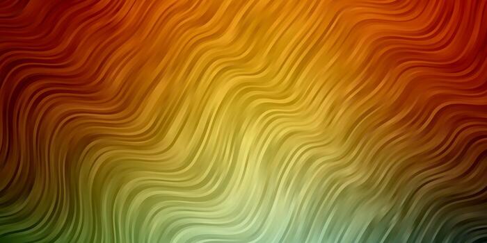 diseño de vector azul claro, amarillo con arco circular. Ilustración abstracta con líneas de degradado bandy. diseño inteligente para tus promociones.