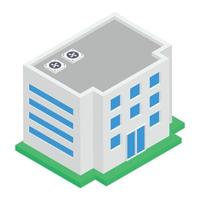 University Building and Infrastructure vector