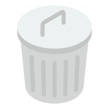 Trash Bin Elements vector