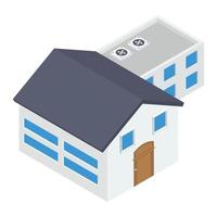 Warehouse Building Storage vector