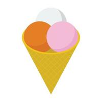 bolas de helado vector