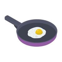 Fried Egg Elements vector