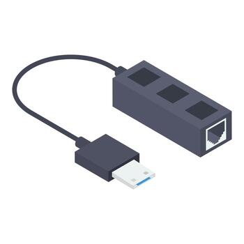 Data Cable Elements vector