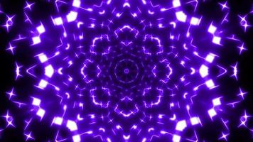 caleidoscopio a forma di stella viola video