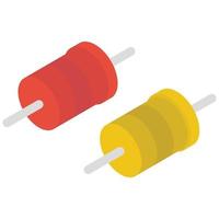 Computer Capacitor Elements vector