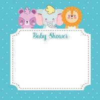 baby shower banner vector