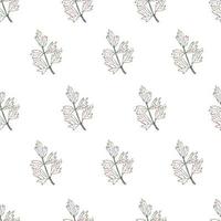 Vector seamless background with colorful watercolor illustration of herbs, plants. Can be used for wallpaper, pattern fills, web page, surface textures, textile print, wrapping paper