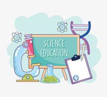 school science education vector