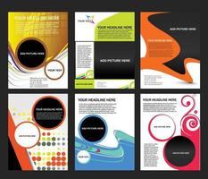 Brochure template vector design