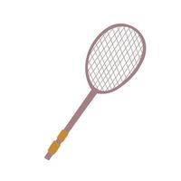 raqueta de tenis deportiva vector