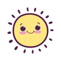 cute sun cartoon