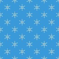 Seamless snowflake red white vector illustration v2.eps