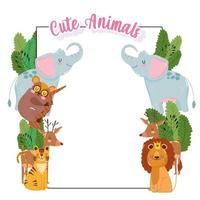 Cute Animals Wild vector