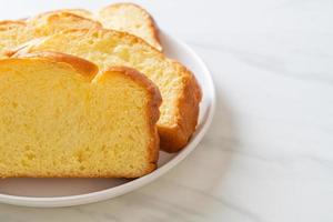 Sweet potato bread with coffee photo