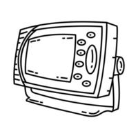 Navigation Telex Icon. Doodle Hand Drawn or Outline Icon Style vector