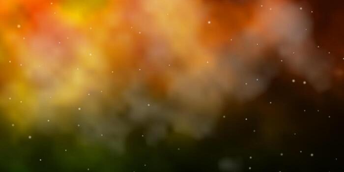 Dark Green, Yellow vector pattern with abstract stars. Modern geometric abstract illustration with stars. Pattern for new year ad, booklets.